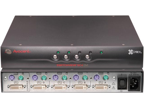 Avocent SC4PDV-001 SwitchView SC4 Quad-Port DVI KVM Switch