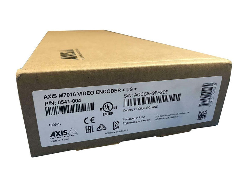 Axis 0541-004 / M7016 16-Channel H.264 Motion Jpeg Video Encoder Gad