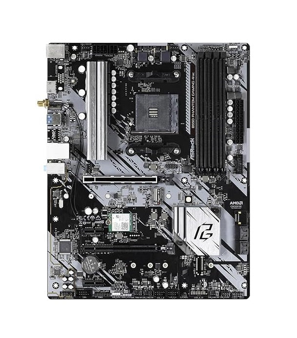 ASRock B550 Phantom Gaming 4 AM4 AMD B550 128GB Micro-ATX Motherboard