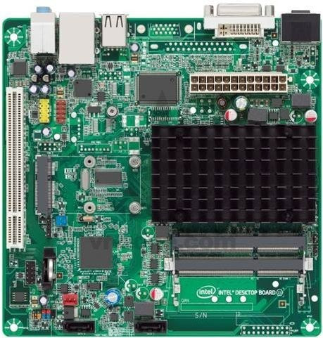 Intel BLKD425KTR Atom-D425 Intel-NM10 Chipset 4Gb DDR3-1066MHz Mini-ITX Motherboard