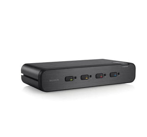 Belkin F1DN104F Advanced Secure 4-Port Dual-Head DVI-I KVM Switch
