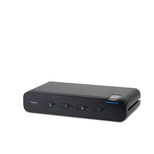 Belkin F1DN204KVM-UN-3 Universal Secure 4-Port Dual-Head KVM Switch