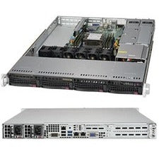 Supermicro SuperChassis CSE-815TQC-R504WB2 4 Bay Black 1U Rackmount Server Chassis