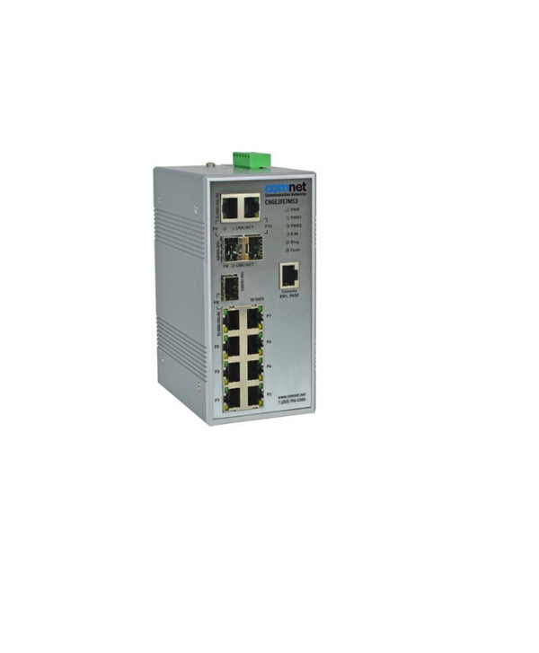 Comnet Cnge3Fe7Ms3 10-Port 10/100/1000Tx Environmentally Hardened Managed Ethernet Switch