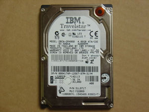 IBM DBCA-204860 / 31L9717 Travelstar 6Gn 4.8Gb 4200RPM  ATA-33 IDE 2.5-Inch Internal Notebook Hard Drive