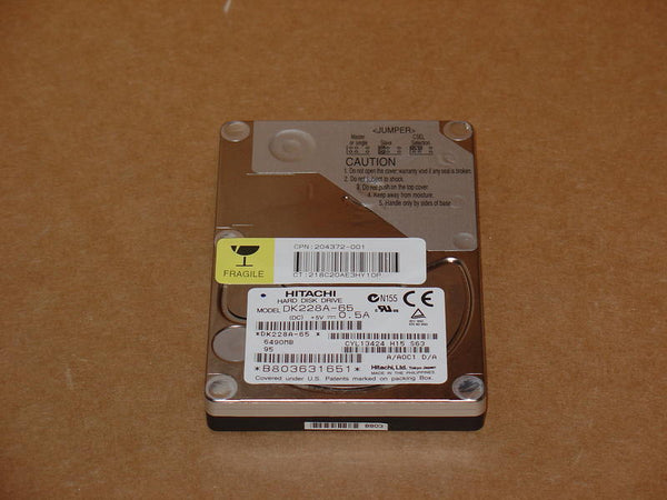 Hitachi 6.49GB 4200 RPM 9.5MM ATA-4 IDE Drive