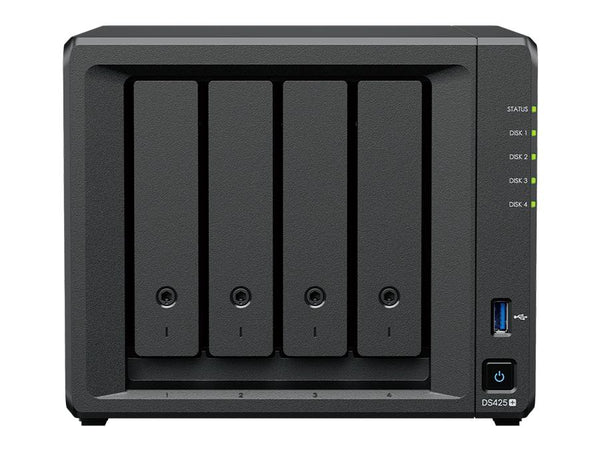 Synology DiskStation DS425+ Celeron J4125 Quad-Core 2GB DDR4 2.5GbE M.2 NVMe 4-bay Network Storage