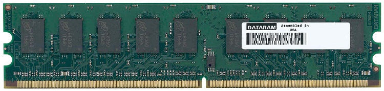 Dataram DTM63715E 512Mb PC3200 DDR ECC Unbuffered DIMM Single Rank Memory Module