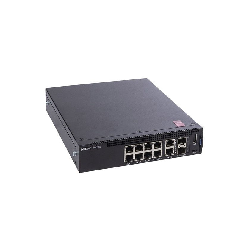 Dell N1108Ep-On Powerswitch N1100 10-Port 0/100/1000 Base-T Poe+ Switch Ethernet