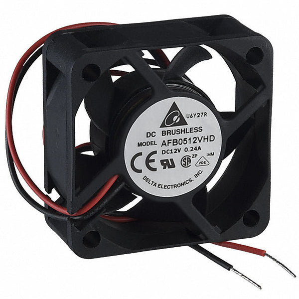 Delta Electronics AFB0512VHD-F00 12Volts DC 0.24Amp 7200Rpm 3-Pin 3-Wire Cooling Fan Assembly