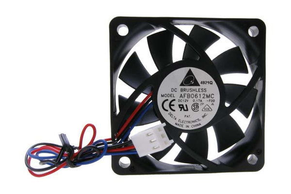 Delta Electronics AFB0612MC-F00 12Volts DC 0.17Amp 3600Rpm 3-Pin 3-Wire Ball Bearing Cooling Fan