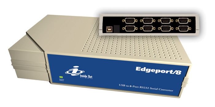 Digi International 301-1002-98 Edgeport 8S Mei 8-Ports Rack-Mountable Serial Adapter