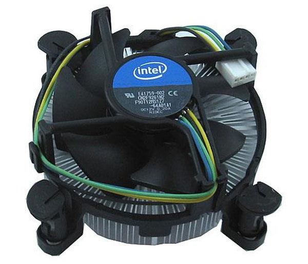 Intel E41759-002 Socket-Lga1156 12Vdc 0.41A 4-Pin Copper Core Aluminum Heat Sink Fan Simple