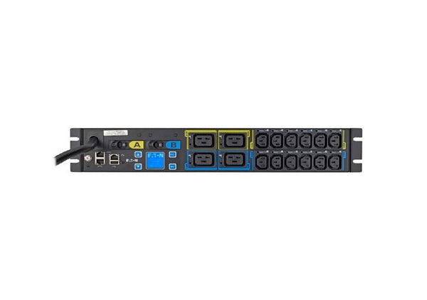 Eaton EMIU06-10 Single Phase 16-Outlets 2U Rack Power Distribution Unit