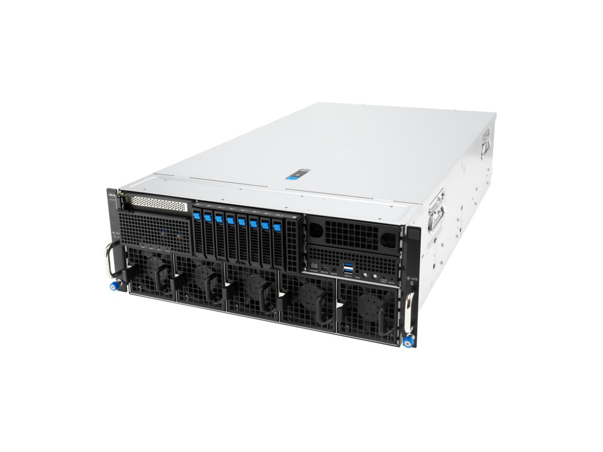 ASUS ESC8000A-E13P-32WP 4U Dual AMD EPYC 9005 192-Core 3TB 8×PCIe Gen5 8×GPU NVMe GPU Server
