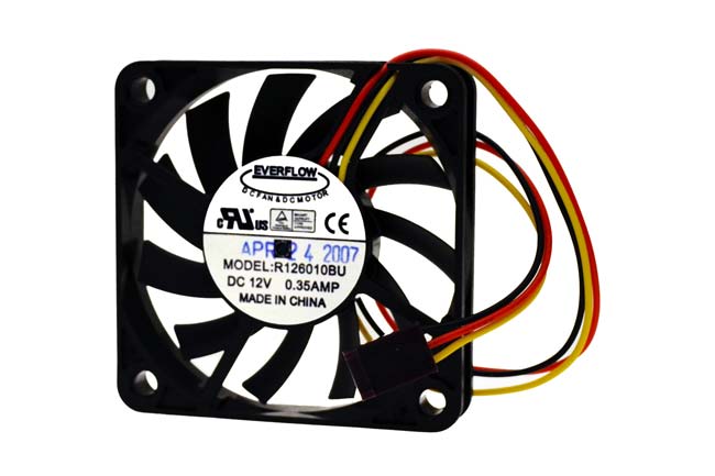 Everflow R126010BU 3-Pin 5000Rpm 12V 0.35A Heat Sink Fan