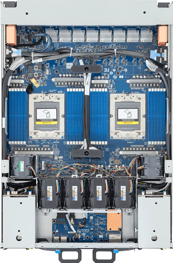 Gigabyte G894-ZD3-AAX HPC/AI 8u Server AMD EPYC DP NVIDIA HGX B300