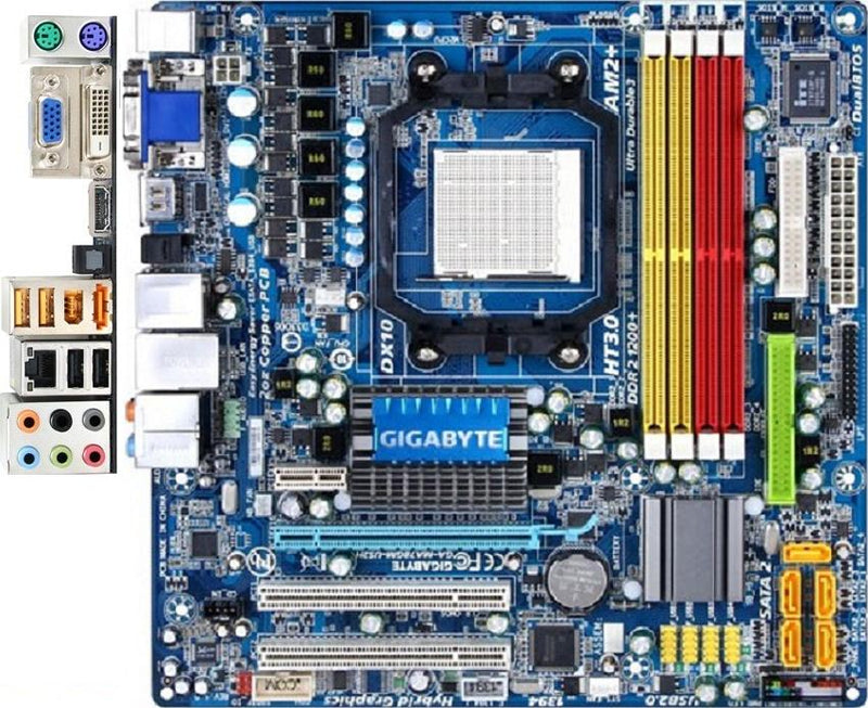Gigabyte GA-MA78GM-US2H AMD 16Gb DDR2-1200Mhz 24-Pin Micro-ATX Bare Motherboard