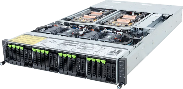 Gigabyte H263-V60-LAW1 NVIDIA Grace CPU Superchip 2U 4-Node Gen5 NVMe DLC Rack-Mountable Server