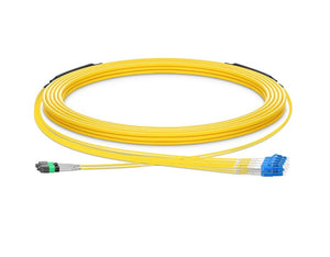 FS HD-16FMTPLCSMF 30m 16-Fibers Duplex LC UPC Active Optical Breakout Cable