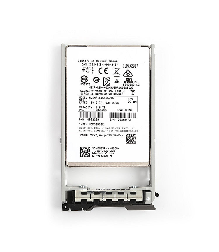 Hgst Husmr1616Ass205 Ultrastar Ssd1600Mr 1.6Tb Sas 12.0Gbps 2.5-Inch Solid State Drive Ssd Gad