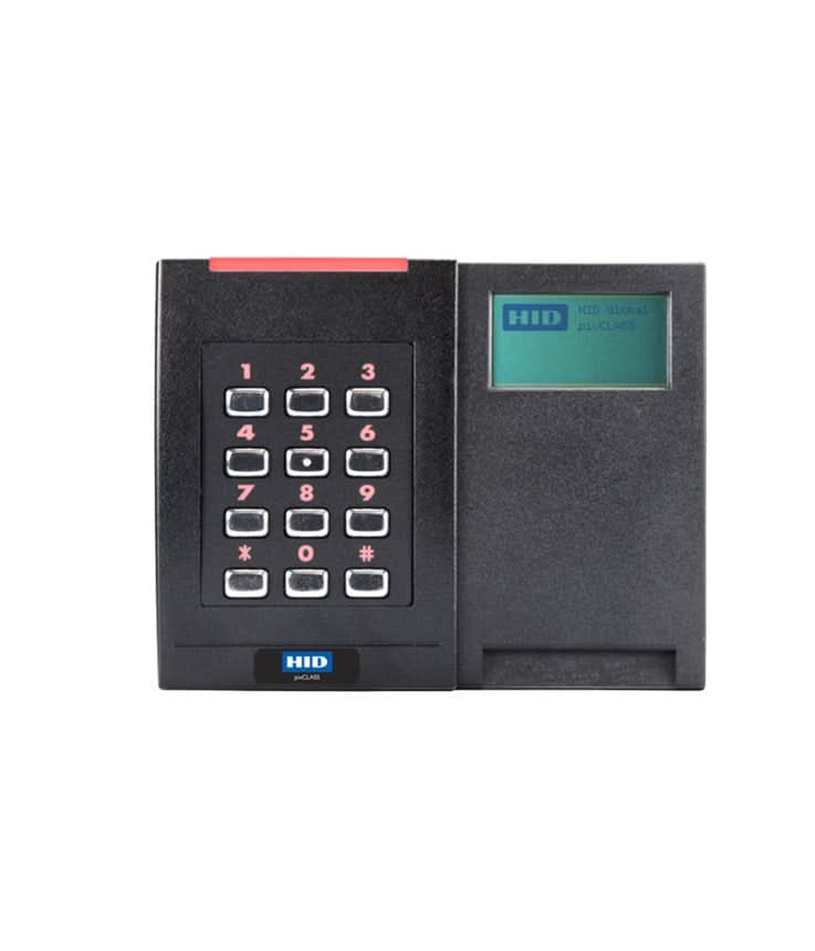 Master Lcd Keypad Controller HID RPKCL40-P pivCLASS 3.3-Inch Wired LCD Keypad Smart Card Reader