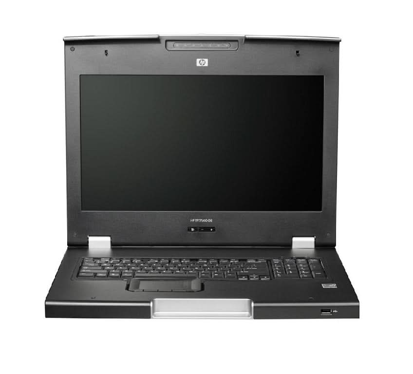 HP AZ870A TFT7600 G2 17-Inch Rackmount LCD KVM Console Kit