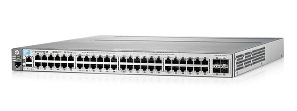 Hp J9576A 48Ports E3800-48G-4Sfp+ Layer3 Rack Mountable Ethernet Switch Kvm