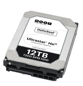 WD HUH721212AL4204 Ultrastar He12 12TB 7200RPM 3.5" Internal HDD