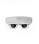 Hanwha Pnm-9000Vd Wisenet P 2X5Mp 3.7M To 4.6Mm Multi Sensor Multi-Directional Dome Camera Gad