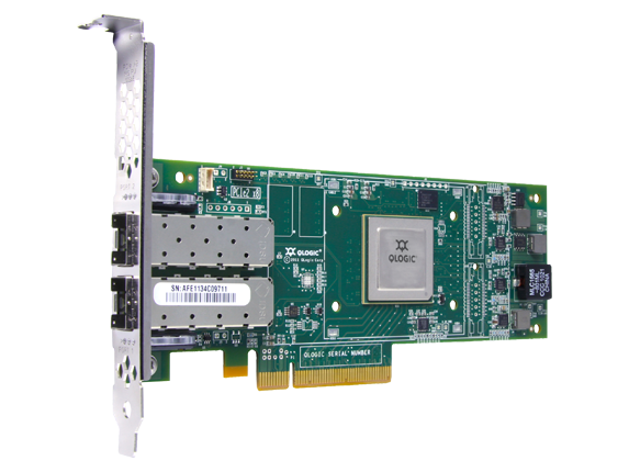 Hewlett Packard QW972A / 669765-001 StoreFabric SN1000Q 16Gb Dual-Port PCI-Express 3.0 x4 Fibre-Channel Host Bus Adapter (HBA)