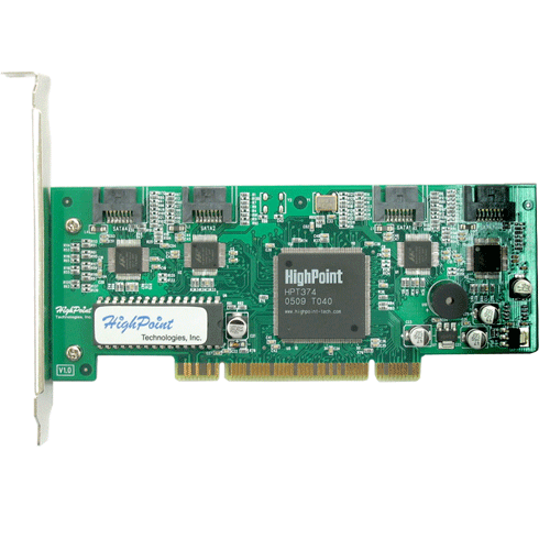 HighPoint ROCKETRAID 1640 4x Serial ATA-150 Raid Controller Card