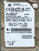 Hitachi 0A78252 Travelstar 5K500.B 250GB 5400RPM Serial ATA-1.5Gbps 8MB Cache 2.5-Inch Internal Hard Drive