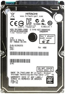 HGST HTE541010A9E680 1Tb 5400Rpm 8Mb Buffer SATA-6.0Gbps 2.5-Inch Internal Hard Drive
