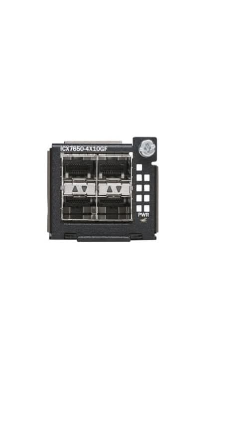 Ruckus ICX7650-4X10GF 4-Port 10GbE SFP+ Wired Expansion Module