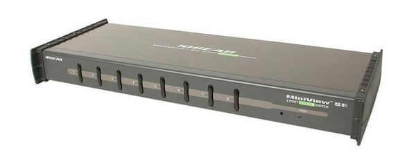 IOGEAR GCS138 MiniView 8-Ports Rack-Mountable Ultra KVM Switch