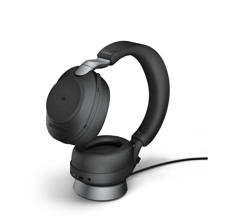 Jabra 28599-999-989 Evolve2 85 MS Stereo 1.6-Inch 5-20000Hertz Headset with Stand