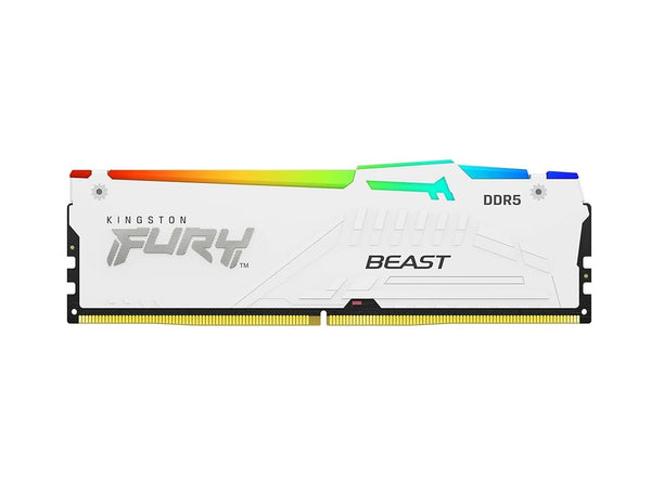 Kingston KF552C36BWEAK2-32 32GB Fury Beast White RGB EXPO DDR5 SDRAM Memory Kit