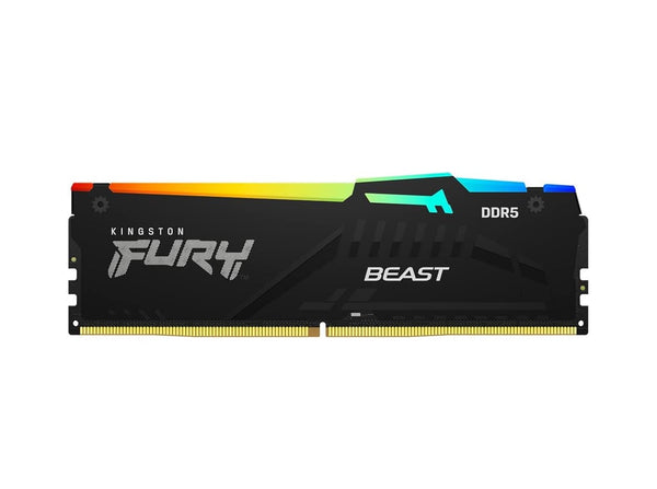 Kingston KF552C40BBAK4-128 128GB Fury Beast RGB DDR5 SDRAM Memory Kit