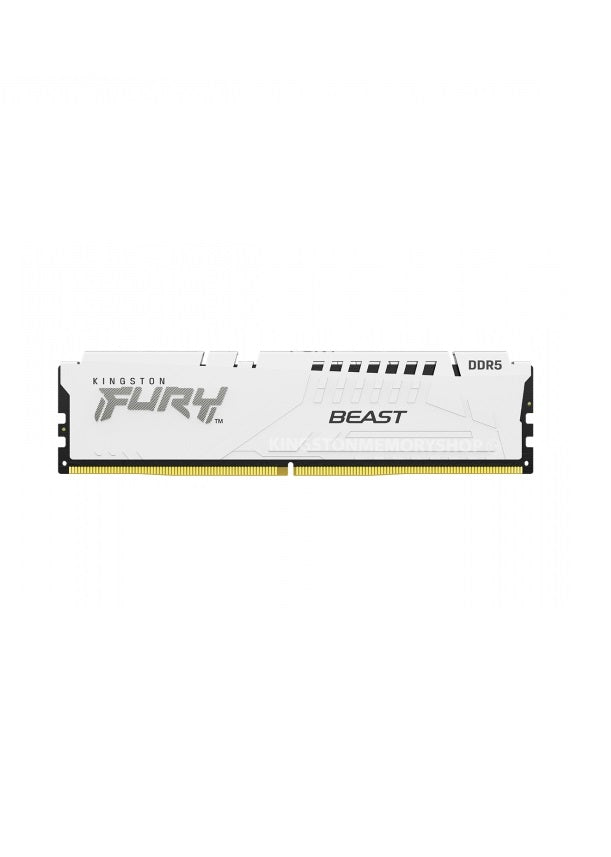 Kingston KF552C40BWK2-32 32GB Fury Beast White XMP DDR5 SDRAM Memory Kit