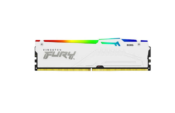 Kingston KF556C40BWAK4-64 64GB Fury Beast White RGB DDR5 SDRAM  Memory Module