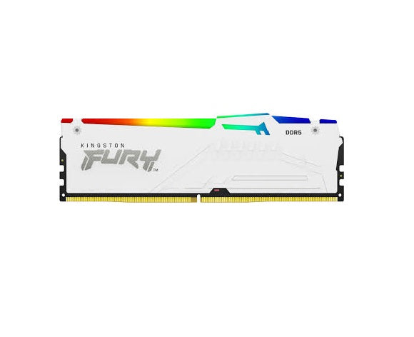 Kingston KF560C40BWA-32 32GB Fury Beast White RGB XMP DDR5 SDRAM Memory