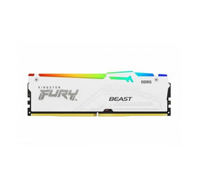Kingston KF560C40BWAK2-64 64GB Fury Beast White RGB EXPO DDR5 SDRAM  Memory Module