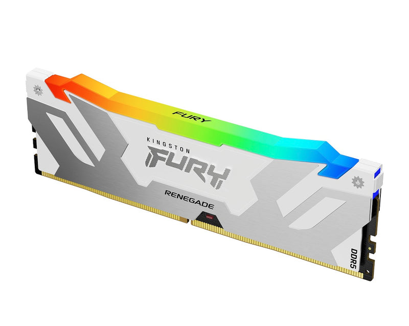 Kingston KF572C38RWA-16 16GB Fury Renegade White RGB XMP DDR5 SDRAM Memory