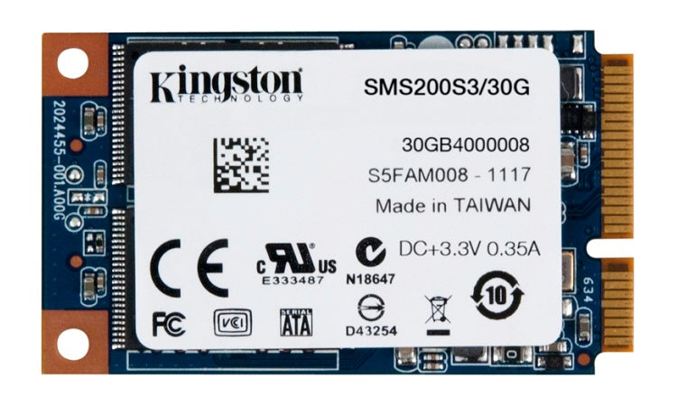 Kingston Technology SMS200S3/30G SSDNow MS200 30Gb mSATA Solid State Drive
