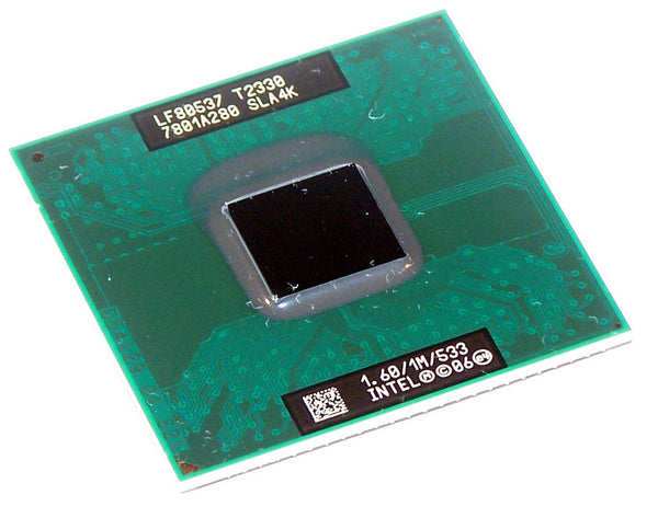 Intel Lf80537Ge0251Mn Pentium Dual Core Mobile T2330 1.60Ghz 533Mhz L2 1Mb Cache Socket-478 Cpu