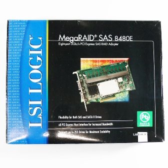 LSI Logic LSI00049 / SAS 8480E MegaRaid 8480E 8-Port SAS 3.0Gbps PCI-Express x8 Raid Controller Card