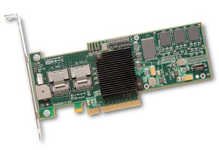 LSI Logic LSI00187 MegaRAID 8708EM2 256Mb 3.0Gbps PCI-Express x8 Low-Profile SAS-SATA Raid Controller Card