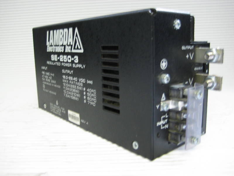 Lambda SE-250-3 250Watts 115Volt AC Regulated Power Supply Unit