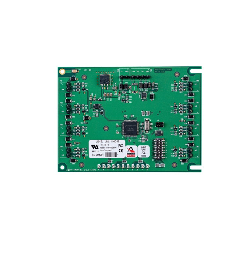 Lenel LNL-1100-I8 8-Input 12V Control Module Board